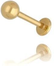 Zdjęcie By Dziubeka Kolczyk złoty z kulką Piercing (KSA0576) - Skwierzyna