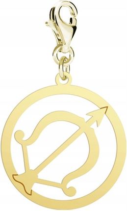 Radziszewska Charms Złoty Zodiak Strzelec Znak Zodiaku 925 Prezent Kobieta DEDYKACJA - zdjęcie 3