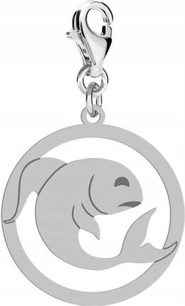 Radziszewska Charms Srebrny Zodiak Ryby Znak Zodiaku 925 Prezent Kobieta DEDYKACJA - zdjęcie 6