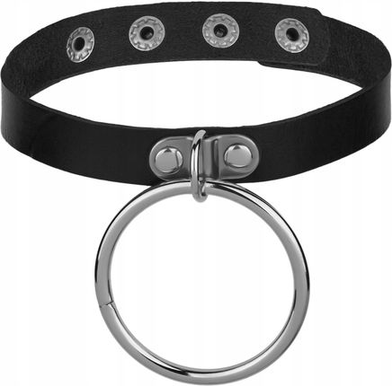 Mersada Choker z metalową masywną zawieszką w formie kółka damski naszyjnik (207438) - zdjęcie 3
