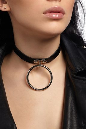 Mersada Choker z metalową masywną zawieszką w formie kółka damski naszyjnik (207438) - zdjęcie 2