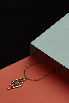 Mersada Naszyjnik Łańcuszek Ankier Zawieszka Smok (210268) - zdjęcie 3