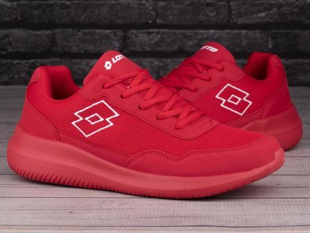 Lotto Męskie Connect Oc Red Czerwone - zdjęcie 2