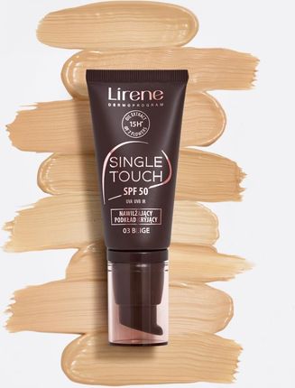 Lirene Single Touch Nawilżający Podkład Kryjący Do Twarzy Z Spf50 Ivory 30Ml - zdjęcie 2