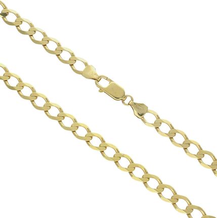 Diament Złoty łańcuszek 333 pancerka 6 mm - zdjęcie 2