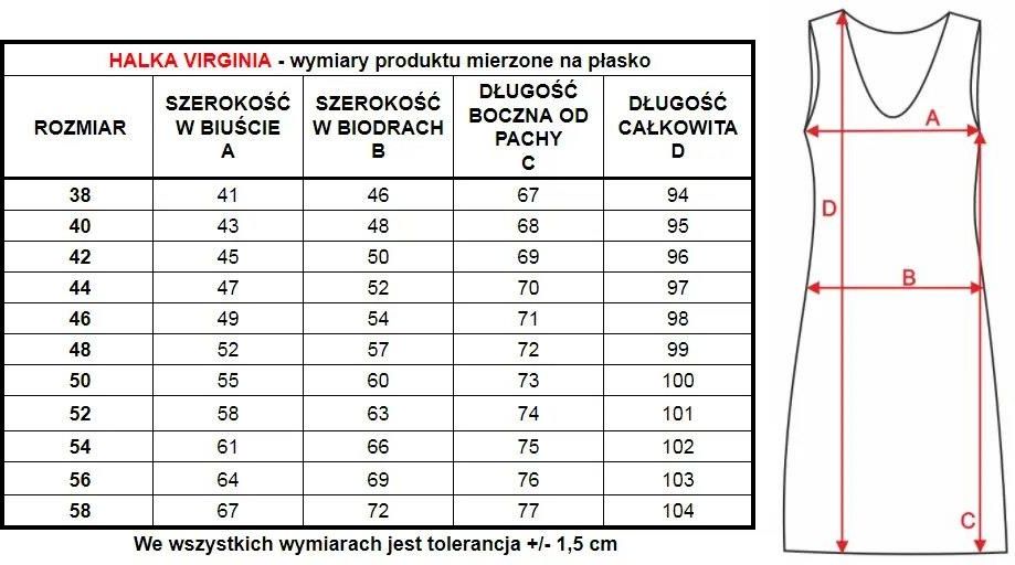 MEWA Lingerie Elegancka halka damska Virginia pod sukienkę Kolor