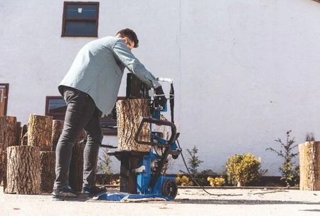 Scheppach Łuparka Do Drewna Hydrauliczna Rębak 400V Siła 10T 1,7M Łupiarka - zdjęcie 3