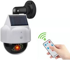 Zdjęcie Solarna lampka i atrapa kamery monitoringu zewnętrzna z pilotem IR - Wrocław