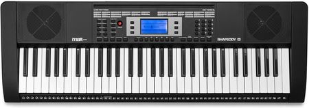 Zestaw: Keyboard 61-klawiszy bateryjny+ statyw+ ławka+ słuchawki Rhapsody61 Max - zdjęcie 2