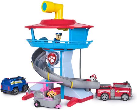 Spin Master Psi Patrol Baza obserwacyjna ze światłem i dźwiękiem oraz pojazdami i figurkami - zdjęcie 4