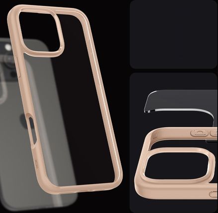 Spigen Do Iphone 16 Pro Solidne Lekkie Transparentne - zdjęcie 3