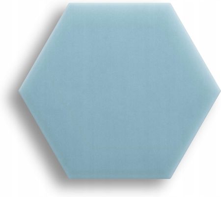 Smartlife Panele Tapicerowane Na Ścianę Heksagon Magic Velvet Błękitny 35x40 - zdjęcie 2