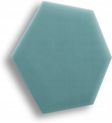 Smartlife Panele Tapicerowane Na Ścianę Heksagon Magic Velvet Morski 26x30 - zdjęcie 2