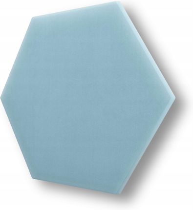 Smartlife Panele Tapicerowane Na Ścianę Heksagon Magic Velvet Błękitny 26x30 - zdjęcie 2