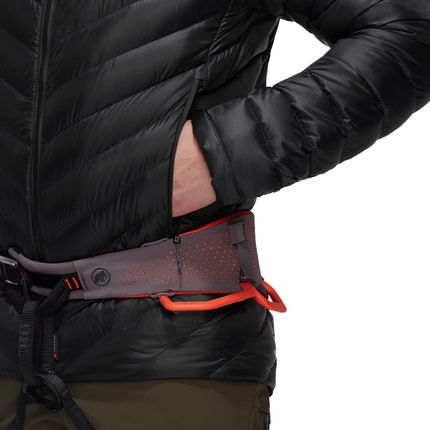 Męska kurtka puchowa Mammut Broad Peak IN Hooded Jacket Men Rozmiar: M / Kolor: czarny - zdjęcie 2