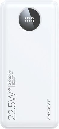 PISEN Power Cube 22.5W Powerbank 21000mAh 2x USB + USB-C (TS-D301) - Czarny - zdjęcie 3