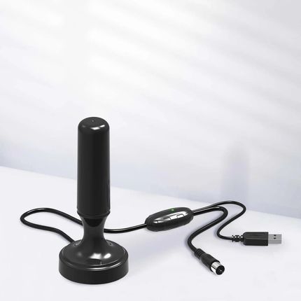 DEKO antena DVB-T2 HEVC do telewizji naziemnej pokojowa aktywna wewnętrzna (AI5A28MU) - zdjęcie 5