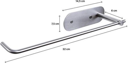 Uchwyt wieszak na ręcznik papierowy - Yoka Home - zdjęcie 3