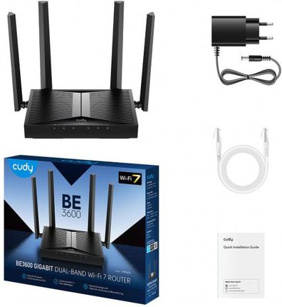 Router CUDY WR3600 | Wi-Fi 7, 2,4GHz/5GHz, Gigabit, Mesh - zdjęcie 2