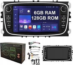 Smart Radio Android Do Ford Connect Focus S-Max Galaxy Mondeo Mk4 128GB (7SRC09FOCUS7001HB)
