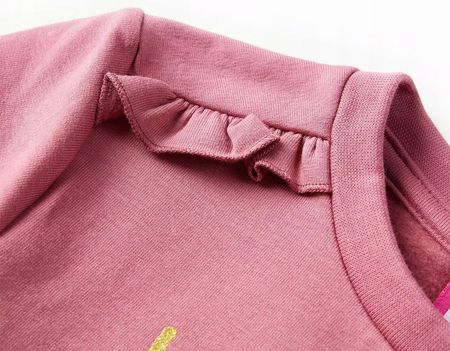 Bluza dziecięca, malinowa, 140 - zdjęcie 4