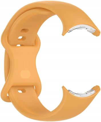 Bizon Silikonowy Pasek Strap Watch Silicone 41Mm Do Google Pixel 3 2 1 Żółty - zdjęcie 3
