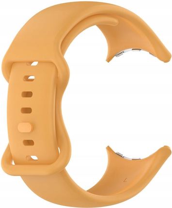 Bizon Silikonowy Pasek Strap Watch Silicone 41Mm Do Google Pixel 3 2 1 Żółty - zdjęcie 4