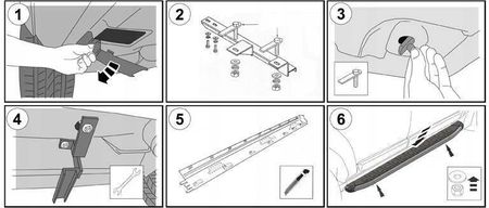 5K Parts Stopnie Boczne Próg Boki Progi Listwa Progowa Mazda Cx5 2012-2017 - zdjęcie 3