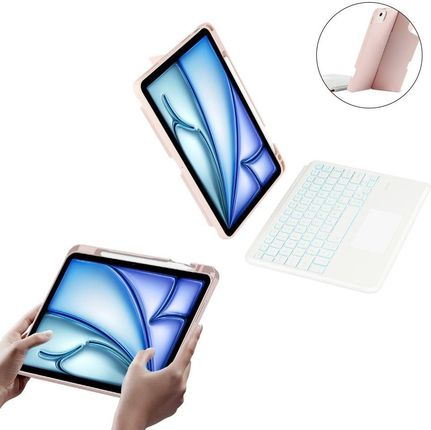 TECH-PROTECT iPad Air SCMag Pen + Keyboard Różowy - zdjęcie 5