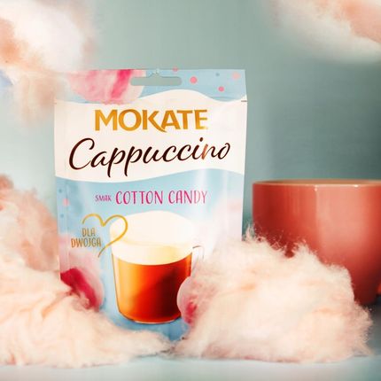 Mokate Napój Kawowy Cappuccino Wata Cukrowa Cotton Candy 40g - zdjęcie 2