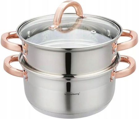 Klausberg Garnek Do Gotowania Na Parze 3el. 20cm 3,1l (KB-7728) - zdjęcie 4