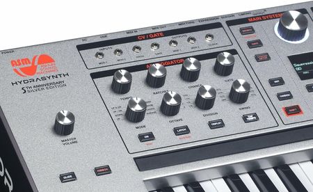 ASM HYDRASYNTH Keyboard Silver - syntezator - zdjęcie 2