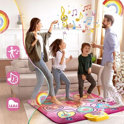 Bedee Mata Do Tańczenia Muzyczna Dla Dzieci 5 Trybów Wyzwań Dotykowa - zdjęcie 3