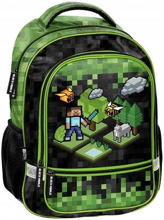 Zestaw 5 El. Plecak Szkolny Minecraft Piksele Pixel Game - zdjęcie 2