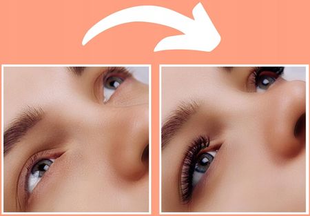 Lewer Kępki Rzęsy Eyelash Hollywood Maximum Volume 10,12,14mm Naturalne Jedwabne - zdjęcie 4