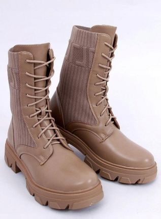 Workery z elastyczną cholewką CALLING KHAKI 37 - zdjęcie 2