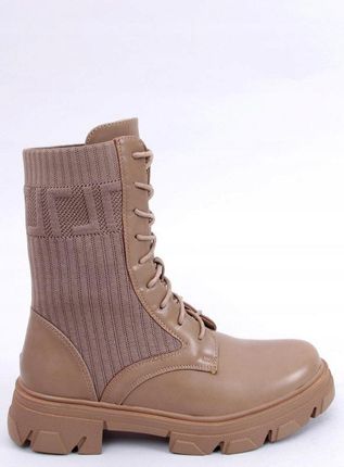 Workery z elastyczną cholewką CALLING KHAKI 37 - zdjęcie 3