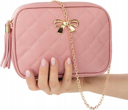Alessio Torebka Damska Pikowana na ramię łańcuszek Quilted Crossbody - zdjęcie 2