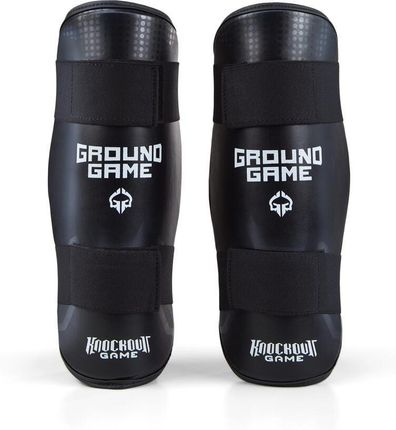 Ochraniacze Piszczeli Bez Stopy Ground Game Cyborg Czarne - zdjęcie 2