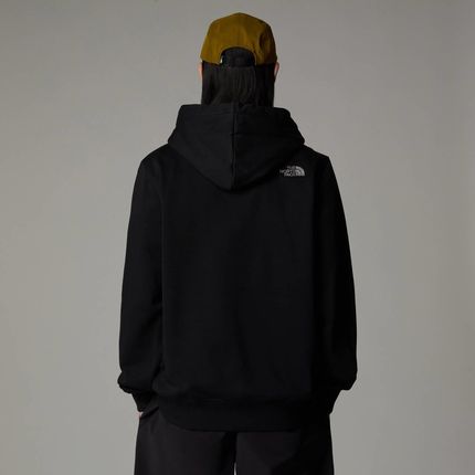 Bluza z kapturem męska The North Face DREW PEAK PULLOVER czarna NF0A89EMJK3 - zdjęcie 2