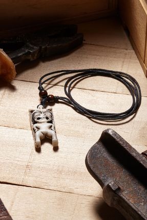 Naszyjnik-amulet Etno naturalne materiały - zdjęcie 3