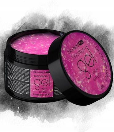 Excellent Pro Żel Z Tiksotropią 15G With Effect Mermaid Foil #1 - zdjęcie 2