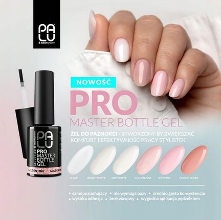 Palu Żel W Butelce Pro Master Bottle Gel Clear 11G - zdjęcie 2