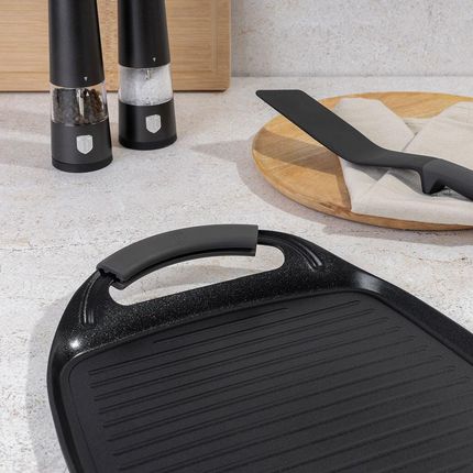PŁYTA GRILLOWA TYTANOWA 47cm BERLINGER HAUS BH-8137 ANTRACIT - zdjęcie 2
