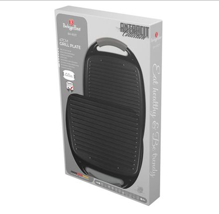 PŁYTA GRILLOWA TYTANOWA 47cm BERLINGER HAUS BH-8137 ANTRACIT - zdjęcie 3