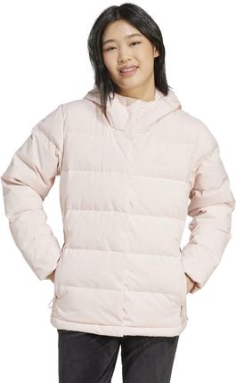Kurtka z kapturem damska adidas HELIONIC różowa IX8862 - zdjęcie 3