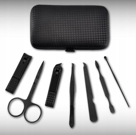 Edibazzar Zestaw Do Paznokci Przybornik Manicure Pedicure W Etui Cążki Nożyczki - zdjęcie 6
