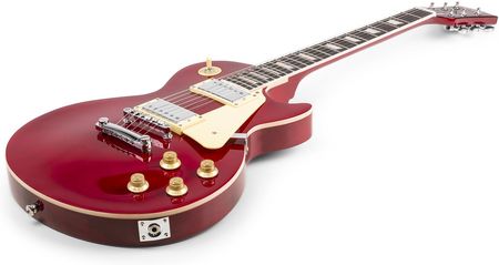Gitara elektryczna GigKit w stylu LP ciemnoczerwona+ wzmacniacz+ dodatki - zdjęcie 6