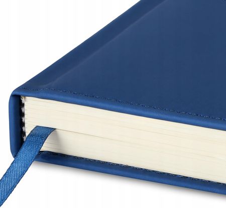 Kalendarz książkowy 2025 terminarz dzienny A4 niebieski Easy - zdjęcie 2
