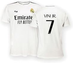 Zdjęcie Real Madrid Official Madryt Piłkarska Koszulka Meczowa Replica 24/25 Home Vini Jr. - Starogard Gdański